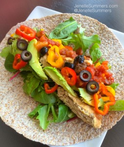 Ezekiel wrap daily salad challenge