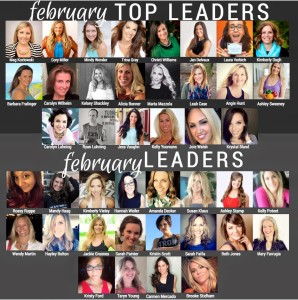 February Leaders