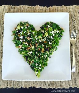 Finely chopped salad