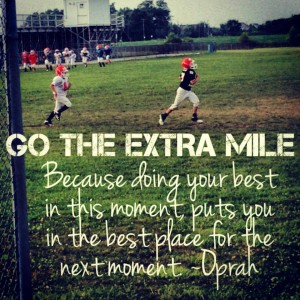 Go the Extra Mile