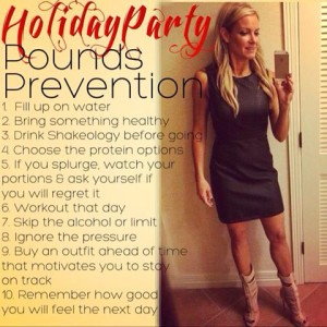 Holiday Party Pounds Prevention
