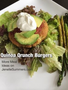 Quinoa Qrunch burgers