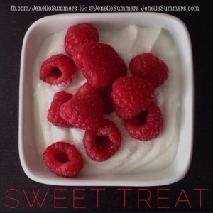 Rasberries and Yogurt