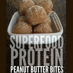 Superfood Protein Peanut Butter Bites